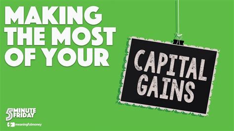 A capital gains tax is a tax on the growth in value of investments incurred when individuals and corporations sell those investments. Making the most of the Capital Gains Tax Allowance ...