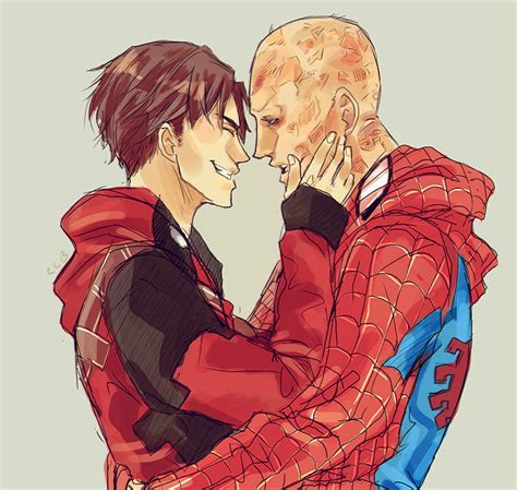 The seven months they had spent together taught peter to trust deadpool. wade wilson x peter parker - Google Search | Spideypool