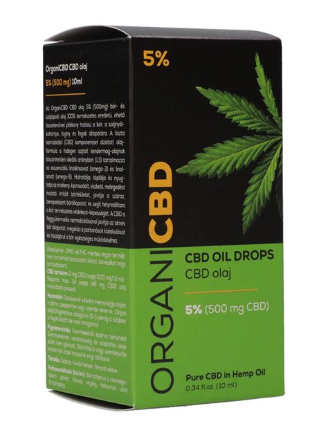 organicbd cbd olaj 5 500 mg 10 ml