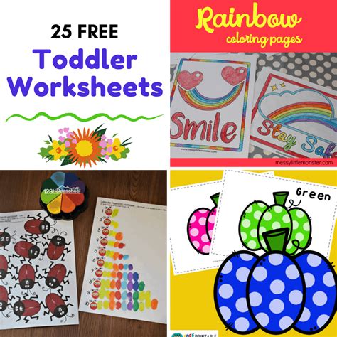 There are multiple types of worksheets for kids that tackle all of these issues. Free Printable Toddler Worksheets to Teach Basic Skills