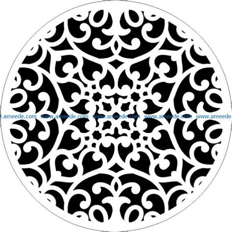 Decorative Motifs Circle E0009427 File Cdr And Dxf Free Vector Download