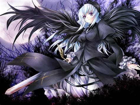 Dark Angel Anime Wallpaper Hd Background