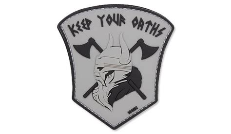 101 Inc 3d Patch Keep Your Oaths Grey Best Price Check