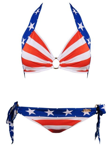 Starla Stars And Stripes American Flag Bikini American Flag Bikini Flag Bikini Bikinis