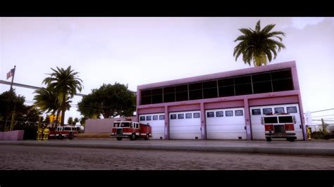Realistic Fire Station In Las Venturas At Grand Theft Auto The Trilogy