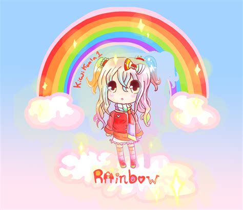 Rainbow Girl Chibi By Kiwikoala1 On Deviantart