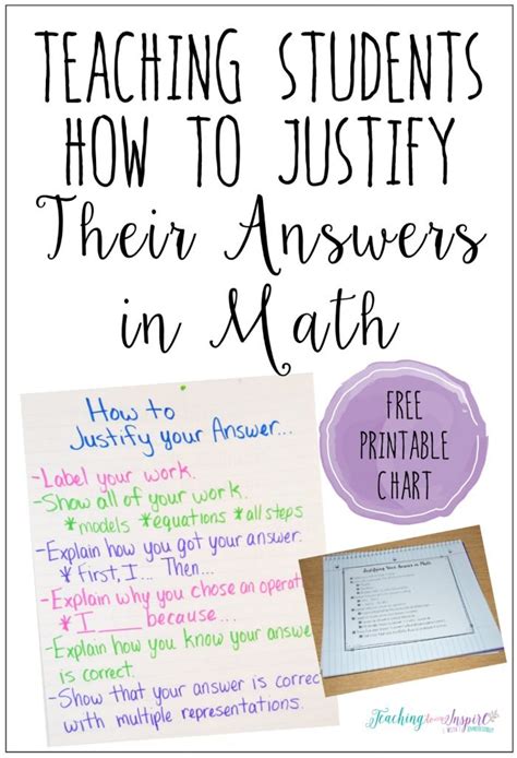 Touch math every student learns more effectively when taught according to his or her learning preference. Teaching Students How to Justify Answers in Math - Teaching with Jennifer Findley | Education ...