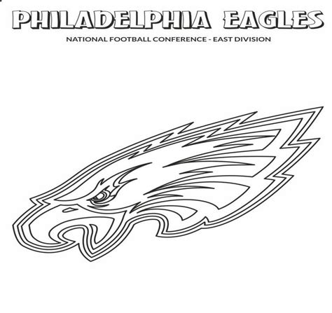 Top 10 Free Printable Philadelphia Eagles Coloring Pages