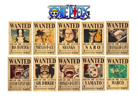 One Piece Bounty Poster Luffy Wanted Bounty Poster Shanks Sabo Etsy