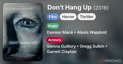 Dont Hang Up Film 2016 Filmvandaagnl