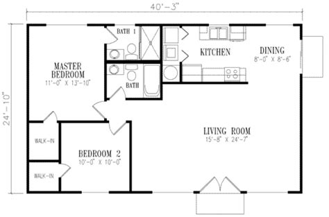 1000 Sq Ft Guest House Plans Bedroom House Plans Small Floor Plans