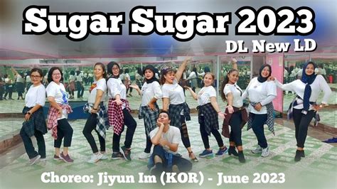 Sugar Sugar 2023 Line Dance Easy Beginner Choreo By Jiyun Im Kor Dl New Ld Youtube