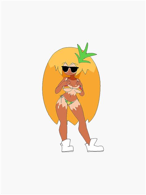Pizza Tower Pineapple Topping Waifu Sticker For Sale By
