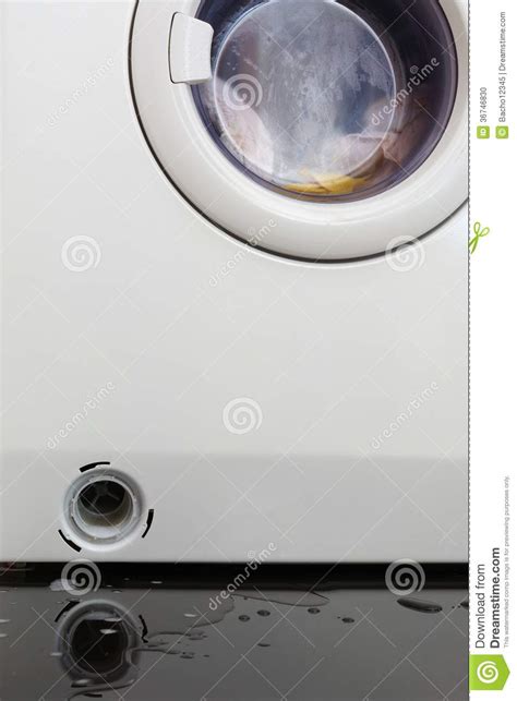 Clogged Washing Machine Stock Photo Image Of Care Insurance 36746830