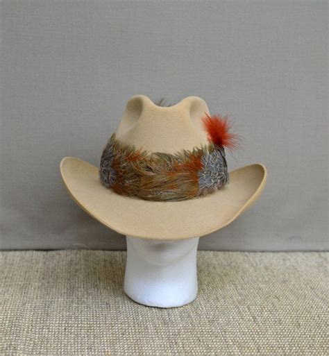 25 Off Stetson 5x Beaver Cowboy Hat Wpheasant Band Size 7 Etsy
