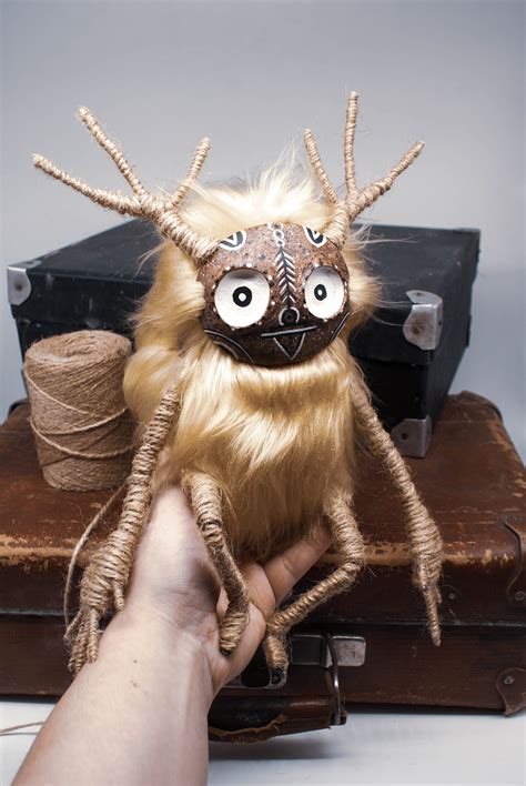 Strange Doll Fur Kawaii Toys Fluffy Plush Fantasy Animal Etsy