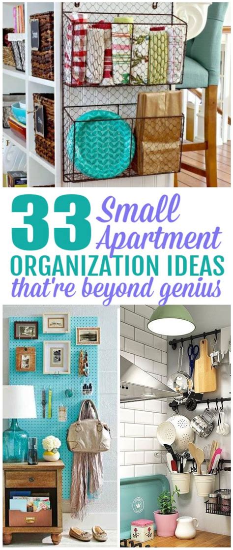 33 Brilliant Apartment Organization Ideas To Share Small Apartment