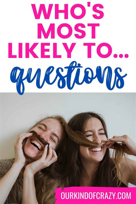 Whos Most Likely To Questions For Couples And Friends