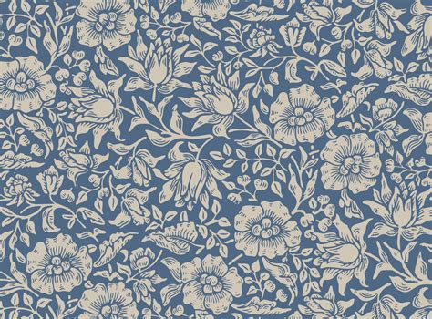 Floral Vintage Wallpaper Pattern Free Stock Photo Public