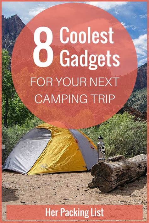 A Tent With The Text 8 Coolest Gadgets For Your Next Camping Trip