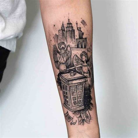 Weeping Angels Tattoo Doctor Who Best Tattoo Ideas Gallery