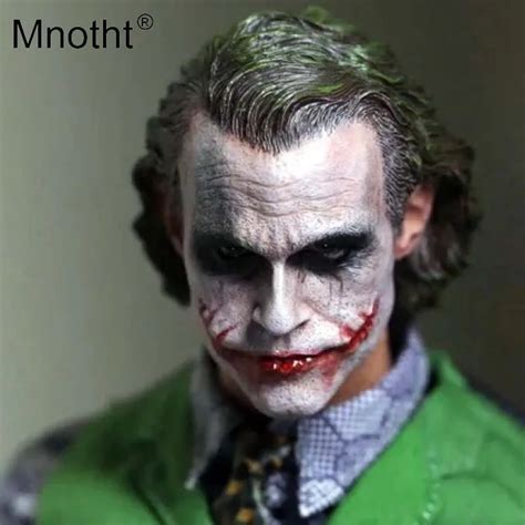 Buy Mnotht 16 Scale Male Soldier Head Carving Model Joker Heath Ledger Head