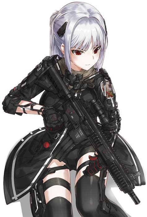 Anime Girl With Gun By Demongirl289 On Deviantart