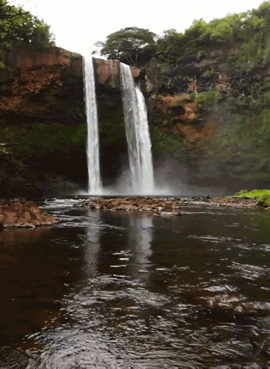 Animated Gif Of A Waterfall Capturing The Beauty Of Nature Spotzero