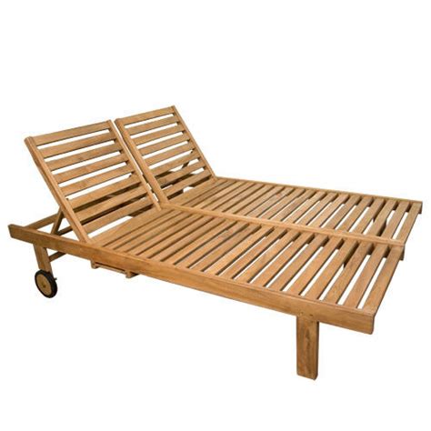 Sit back and relax in outdoor chaise lounge chairs from arhaus. Balero Teak Double Chaise Lounge Chair - Outdoor
