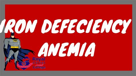Iron defeciency Anemia - causes, pathophysiology ...