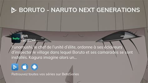 Regarder Boruto Naruto Next Generations Saison 1 épisode 244 En