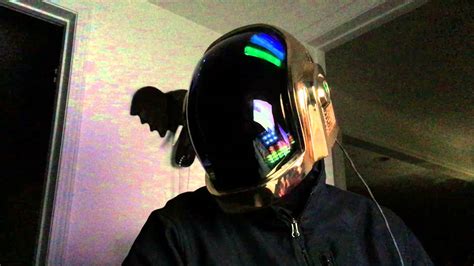 Der designer greg santacruz aus st. Daft Punk Guy Manuel Helmet 2016 - YouTube