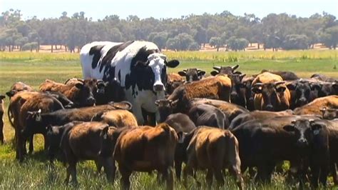 This Enormous Giant Cow In Australia Is Too Big For A Slaughterhouse