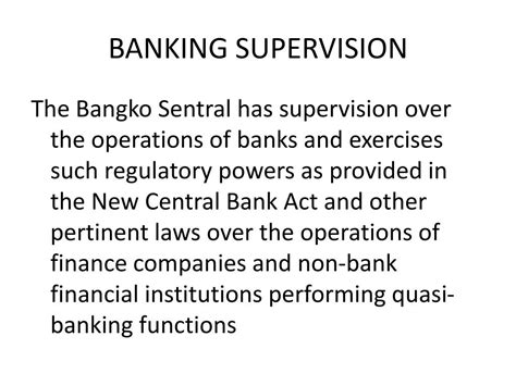 Ppt Banking Supervision Powerpoint Presentation Free Download Id