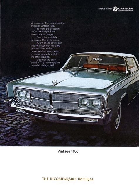 1965 Imperial Crown Coupe. 413cu V8, 340hp @4600rpm, 470ft. lbs. of