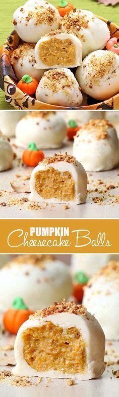 Pumpkin Cheesecake Balls Cakescottage Recipe Dessert Recipes