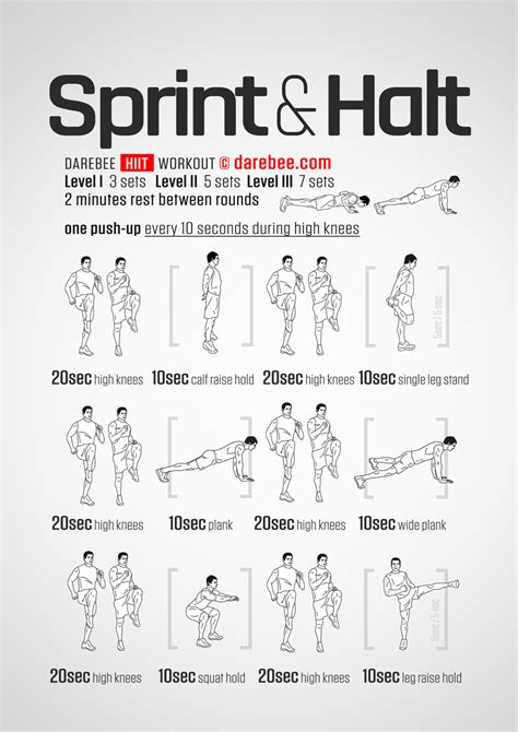 Sprint And Halt Workout