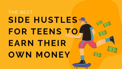 45 best side hustles for teens to earn their own money