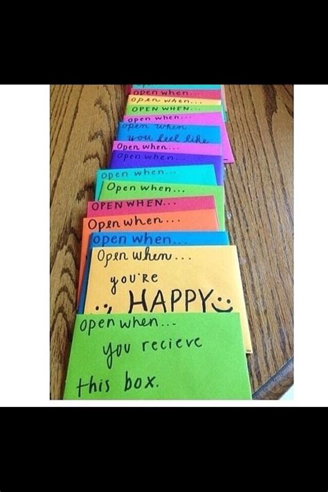 When valentine's day comes around it can be simultaneously lovely and stressful. Make A Open When..Letters For Your Boyfriend/Girlfriend ...
