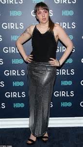 Lena Dunham Shows Off Slim Figure At Girls Premiere Daily Mail Online