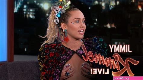 Miley Cyrus Flashes Her Nude Tits Porn Lib