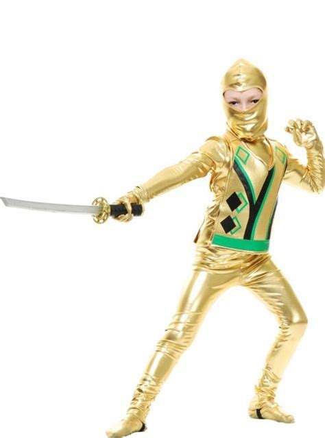 Boys Gold Ninja Avenger Costume Party City Avengers Costumes Party