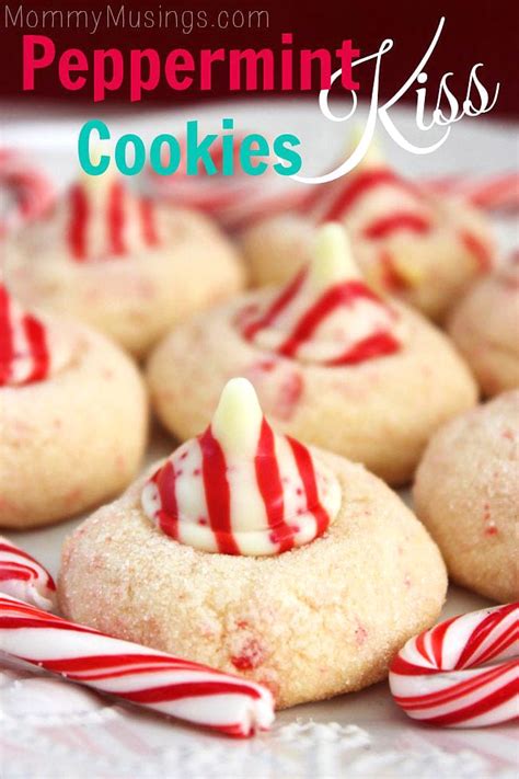 Meet my new favorite christmas cookie. Peppermint Kiss Cookies Recipe
