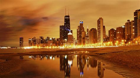 Chicago Nights Wallpapers Hd Wallpapers Id 12531