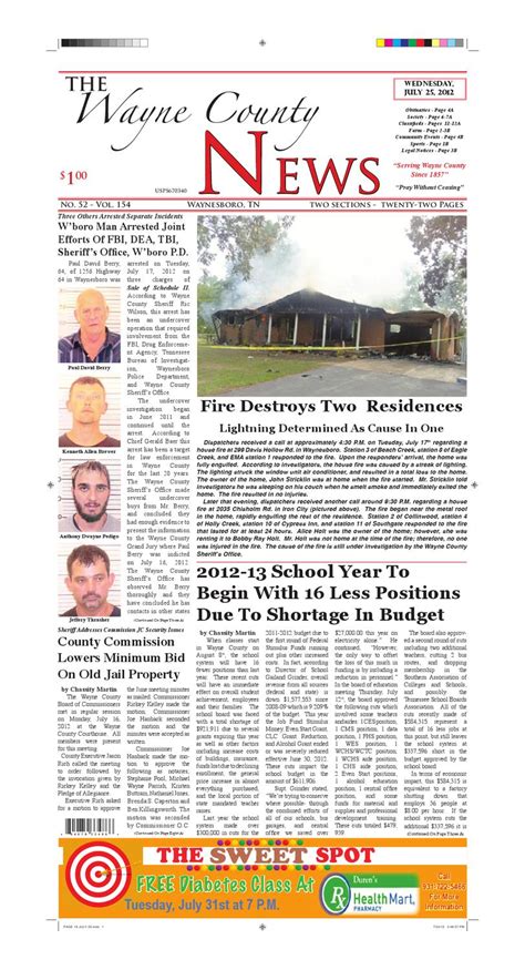 Wayne County News 07-25-12 by Chester County Independent - Issuu