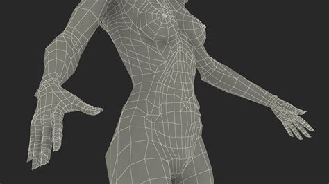3D Nude Woman T Pose Model TurboSquid 1500049
