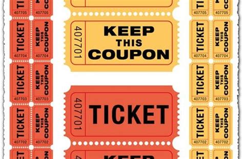 Blank Ticket Clipart Coupon Discount Reward Sale Voucher Clipart