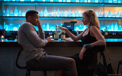 Will Smith And Margot Robbie In Focus 2015 Movie Wallpaper Movies And