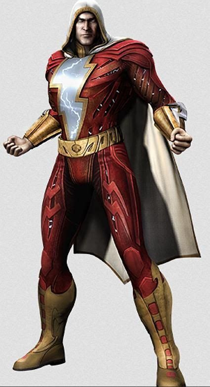 First Look At Shazam From Injustice Gods Among Us Captain Marvel