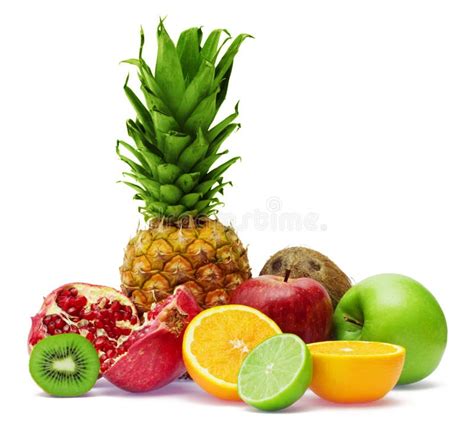 Group Of Fresh Fruits Stock Image Image Of Apple Collection 8078939